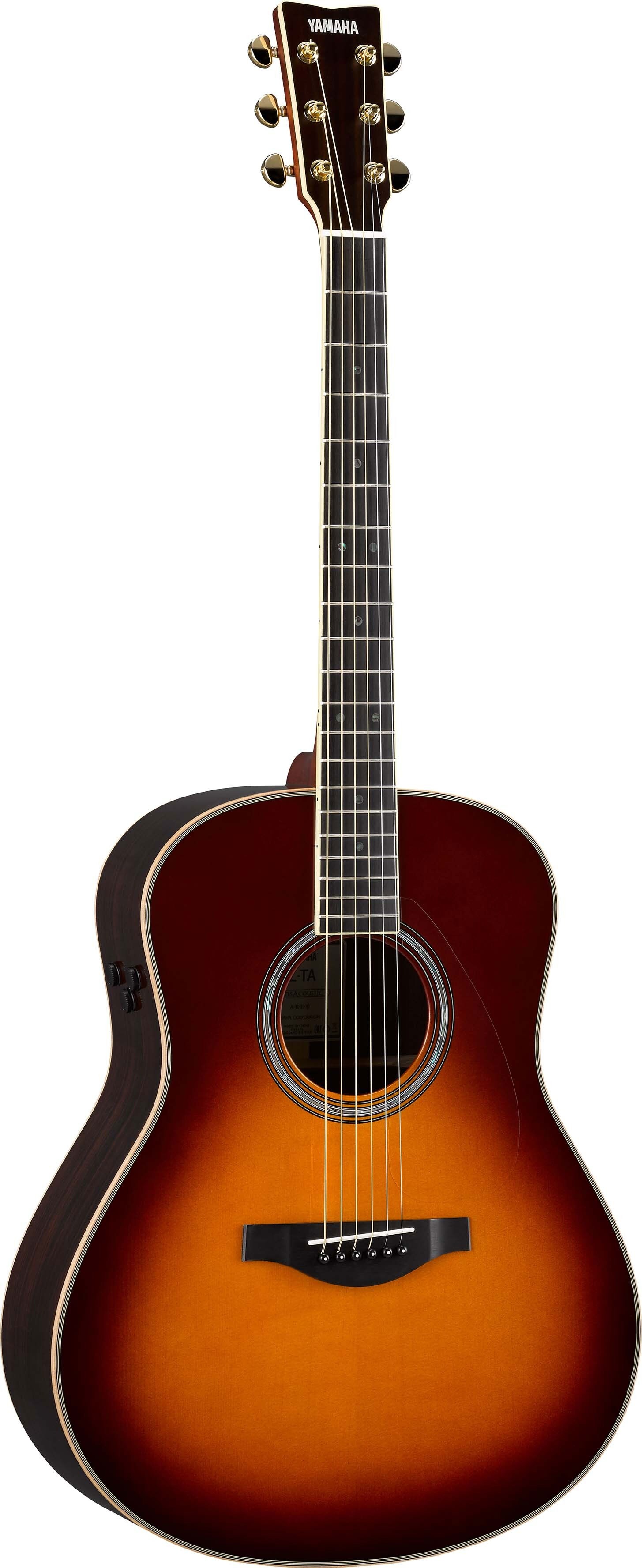 Yamaha® LL-TA TransAcoustic Guitar กีตาร์โปร่งไฟฟ้า 42 นิ้ว