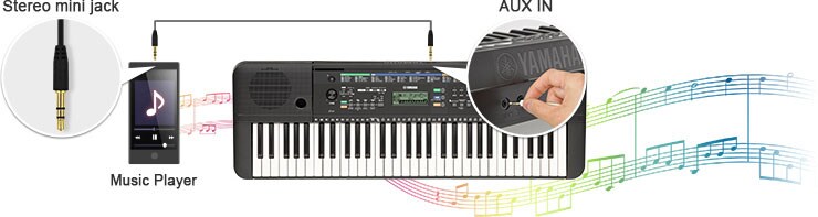PSR-E253 - Specs - Portable Keyboards - Keyboard Instruments