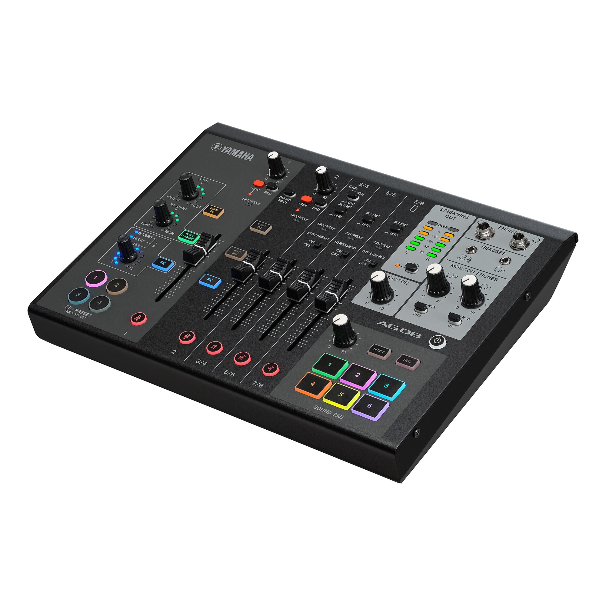 DTM・DAW Yamaha AG08 AG08 - Overview - AG Series - Mixers - Products - Streaming