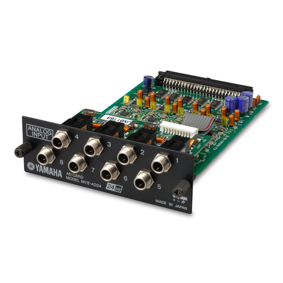 Analog Cards - Overview - Interfaces - Products - Audio - Yamaha
