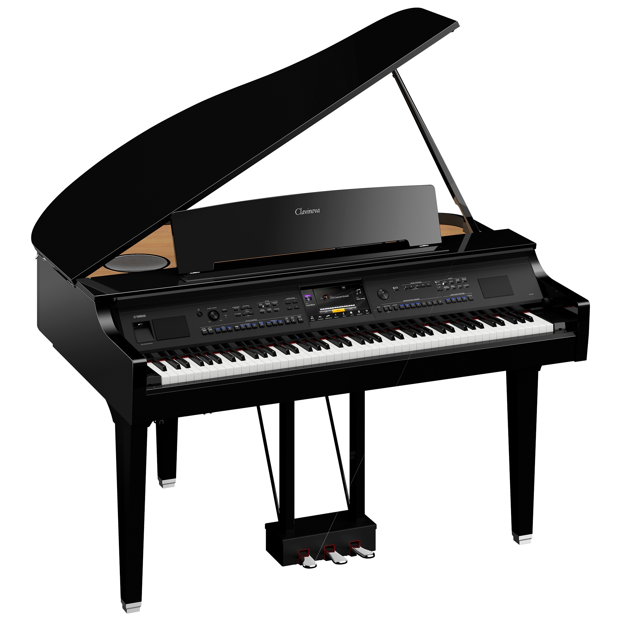 鍵盤楽器 YAMAHA Clavinova MODEL CLP-711 Yamaha-CLP-725-Rosewood-Front.jpg