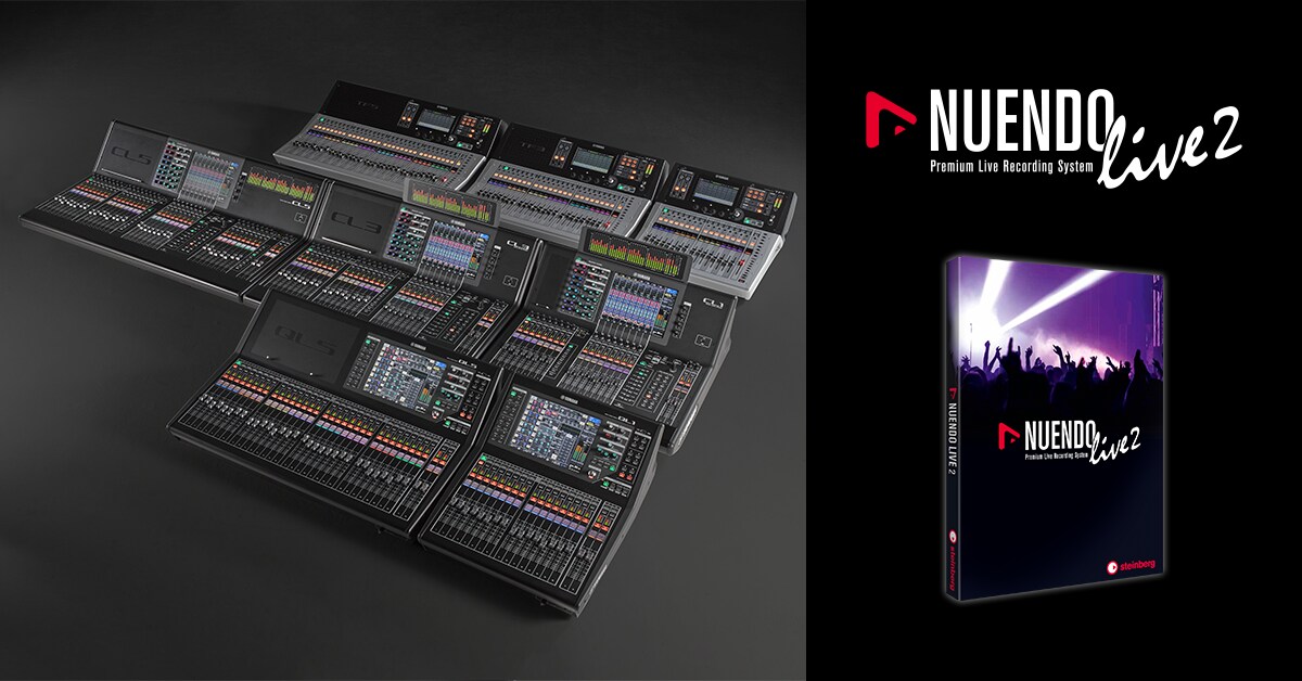 DTM・DAW Steinberg Nuendo live 2 New Power and Performance for Live Recording. Nuendo Live 2 Now