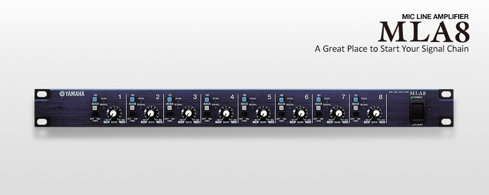 MLA-8 Yamaha Amplifier Line Mic MLA8 ヤマハ 【美品】YAMAHA - in Price Best at Online Buy Amplifier.: line Mic 配信機器・PA機器・レコーディング機器