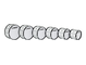 Yamaha Marching Drums MB-6300 (White)