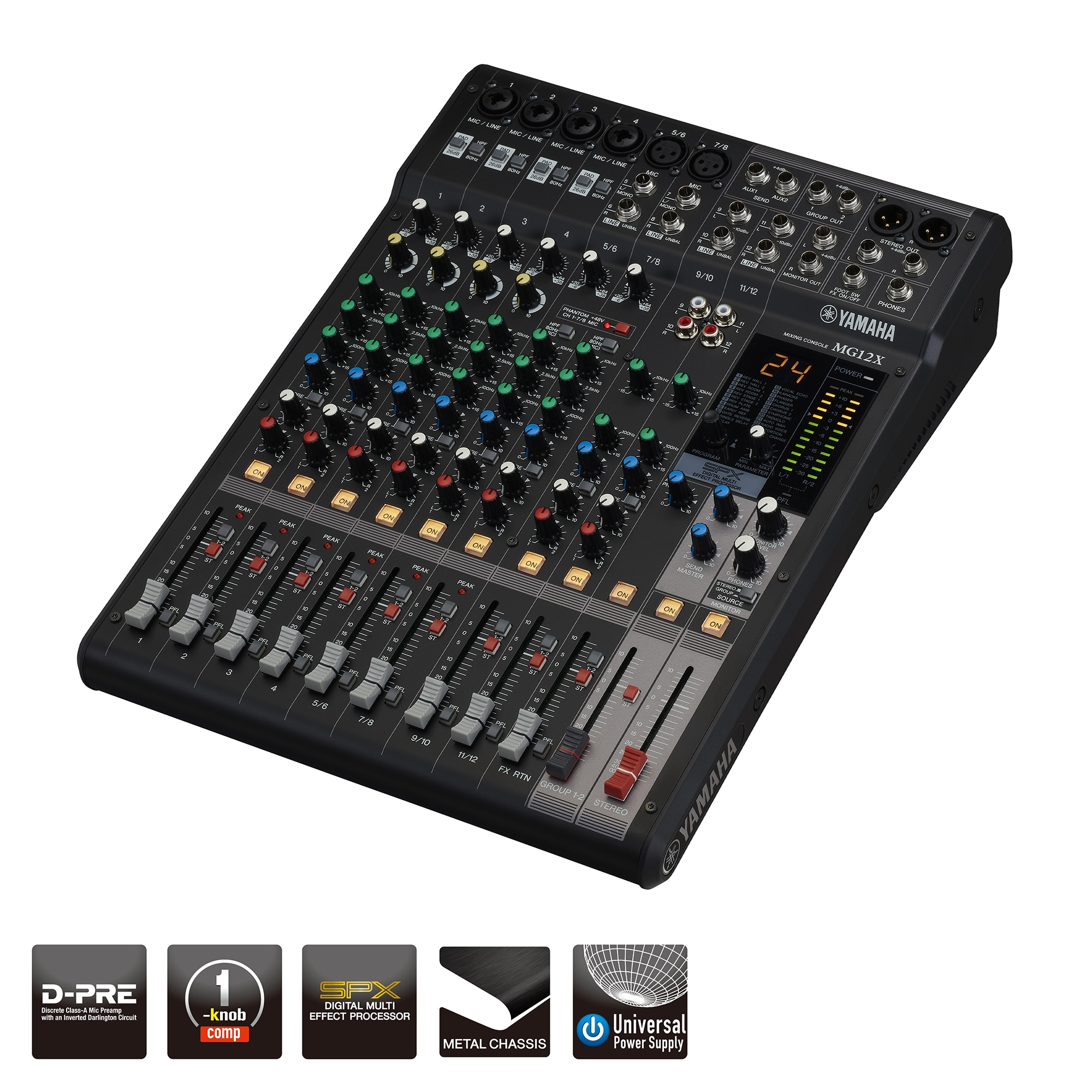 MG Series - Overview - Mixers - Products - Audio - Yamaha