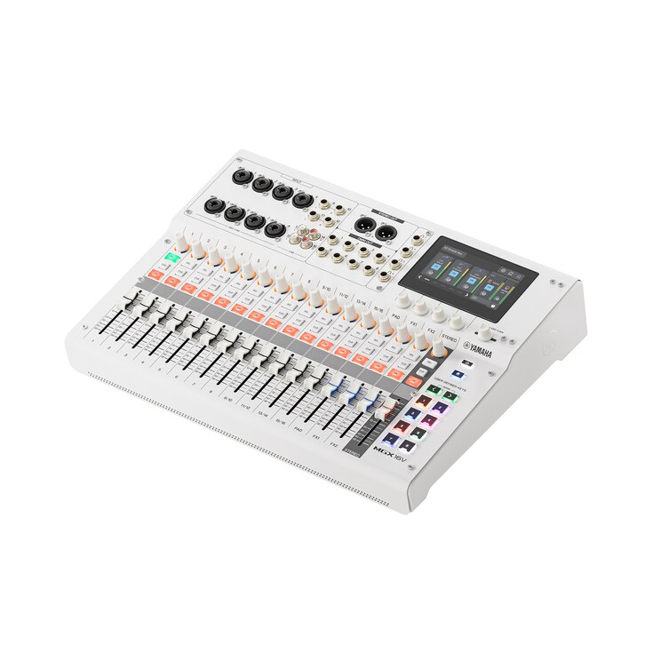 Yamaha 22-Channel Digital Mixing Console with Video Interface MGX16V W (White)