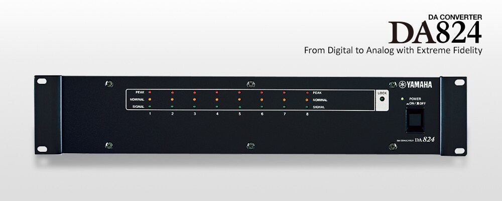 DA824 - Overview - Interfaces - Products - Audio - Yamaha