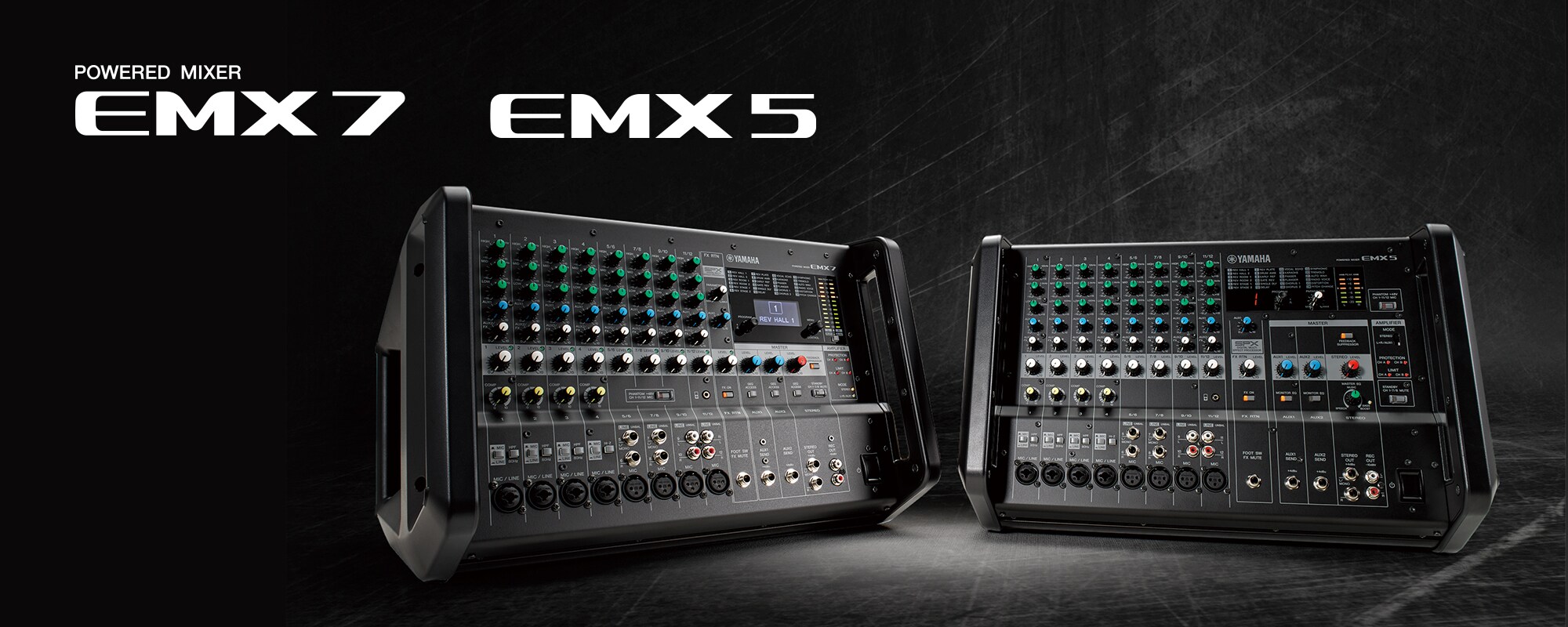 EMX7/EMX5 - Overview - Mixers - Products - Audio - Yamaha