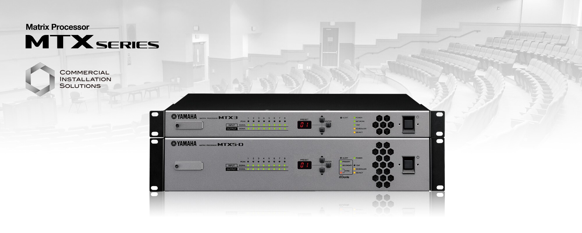 MTX Series - Overview - Processors - Products - Audio - Yamaha