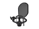 Yamaha Condenser Microphone YCM705 (Black) Shock mount with Pop filter
