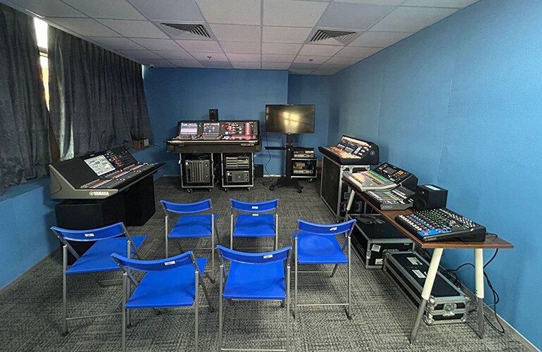 Yamaha training facility in Gurugram