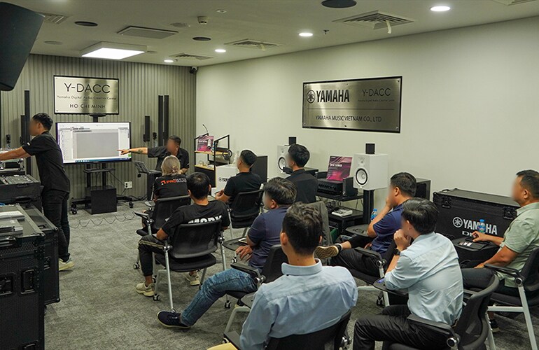 Yamaha training facility in Ho Chi Minh City