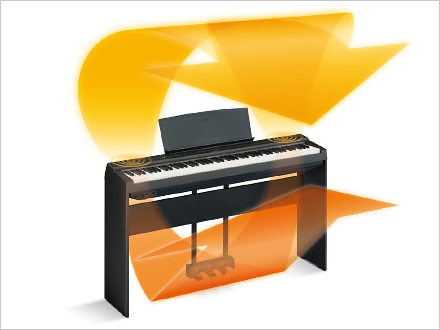 YAMAHA PIANO P-121 DA25 譜面台付 P-121 - Overview - P Series - Products - Pianos - Musical