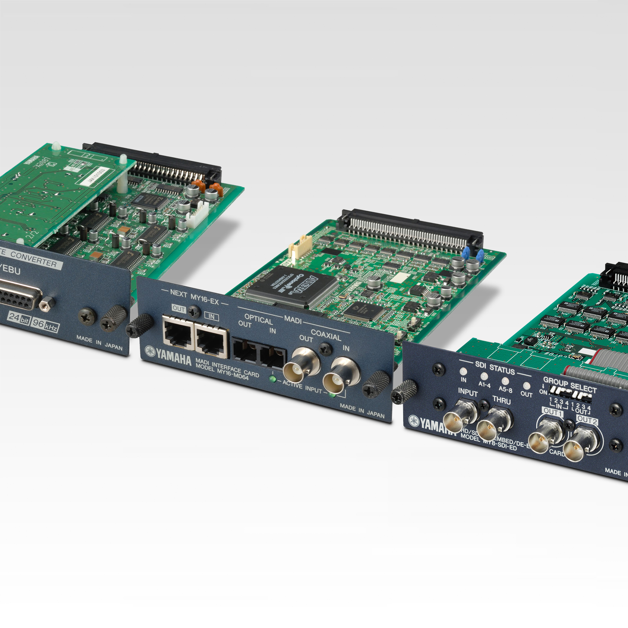Digital Cards - Overview - Interfaces - Products - Audio - Yamaha