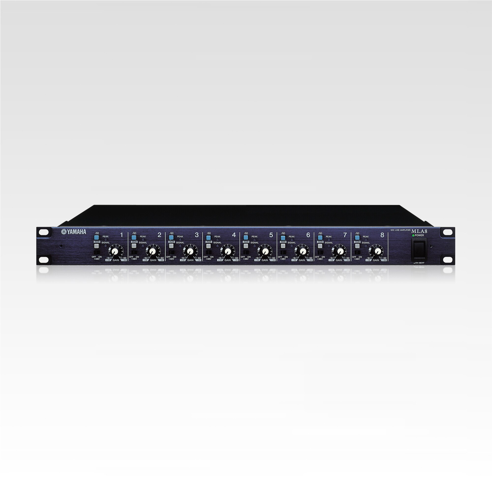 ヤマハ MLA8 8ch マイクプリアンプ MIC LINE AMPLIFIER MLA8 - Overview - Interfaces - Products - Audio - Yamaha
