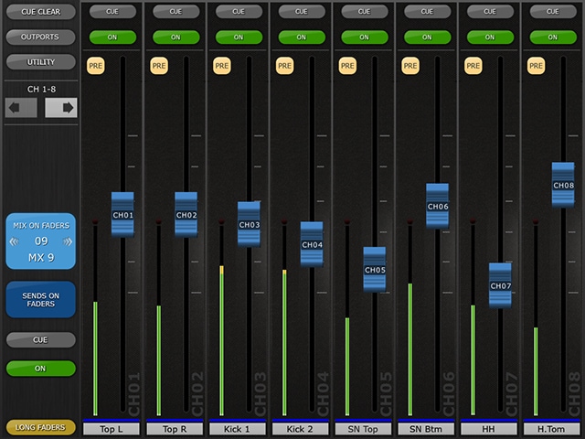 Sends On Fader (Long Faders)