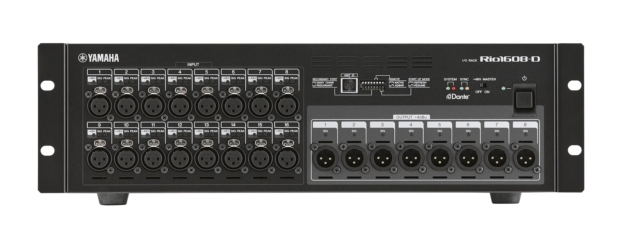 Yamaha Rio1608-D オーディオインターフェイス Rio1608 Yamaha Rio 1608-D I/O Rack Rental