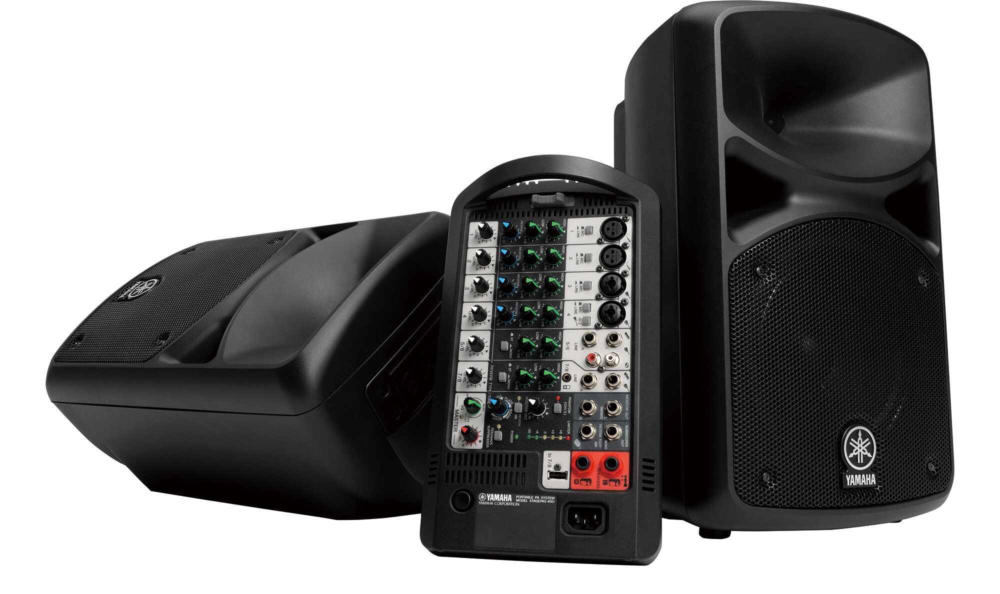 YAMAHA パワードミキサー STAGEPAS 400i STAGEPAS 400i/600i - Overview - Portable PA Systems - Products