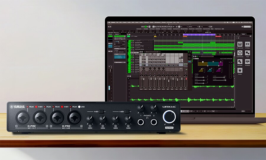 URX44C - Overview - URX-C Series - Interfaces - Products - Music